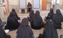 اجرای طرح استاد مسجد با حضور مدرس قران در دانشگاه آزاد  فلاورجان