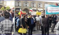 حضور استادان بسیجی دانشگاه اصفهان در راهپیمایی با شکوه سیزده آبان ۱۴۰۲