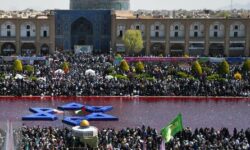 آغاز حضور بسیج اساتید و دانشگاهیان دانشگاه آزاد اسلامی خمینی شهر در راهپیمایی روز جهانی قدس