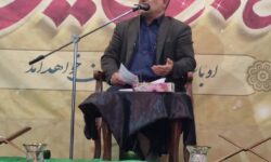 سخنرانی استاد بسیجی مدرس آموزش خانواده در جلسات آموزشی مسجد ۵ تن کاشان