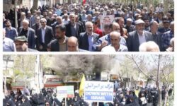 حضور بسیج اساتید و دانشگاهیان دانشگاه آزاد اسلامی فلاورجان در راهپیمایی روز جهانی قدس